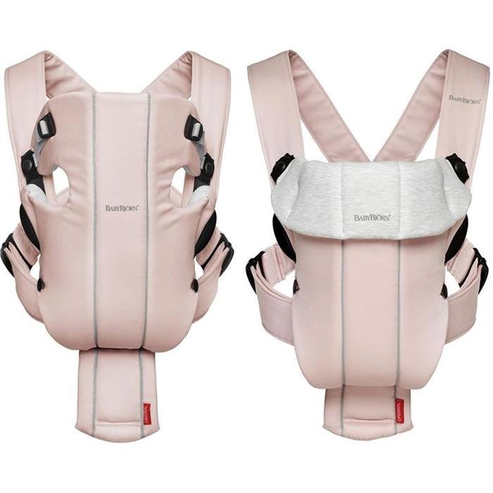 Marsupiu anatomic BabyBjorn Mini Dusty Pink